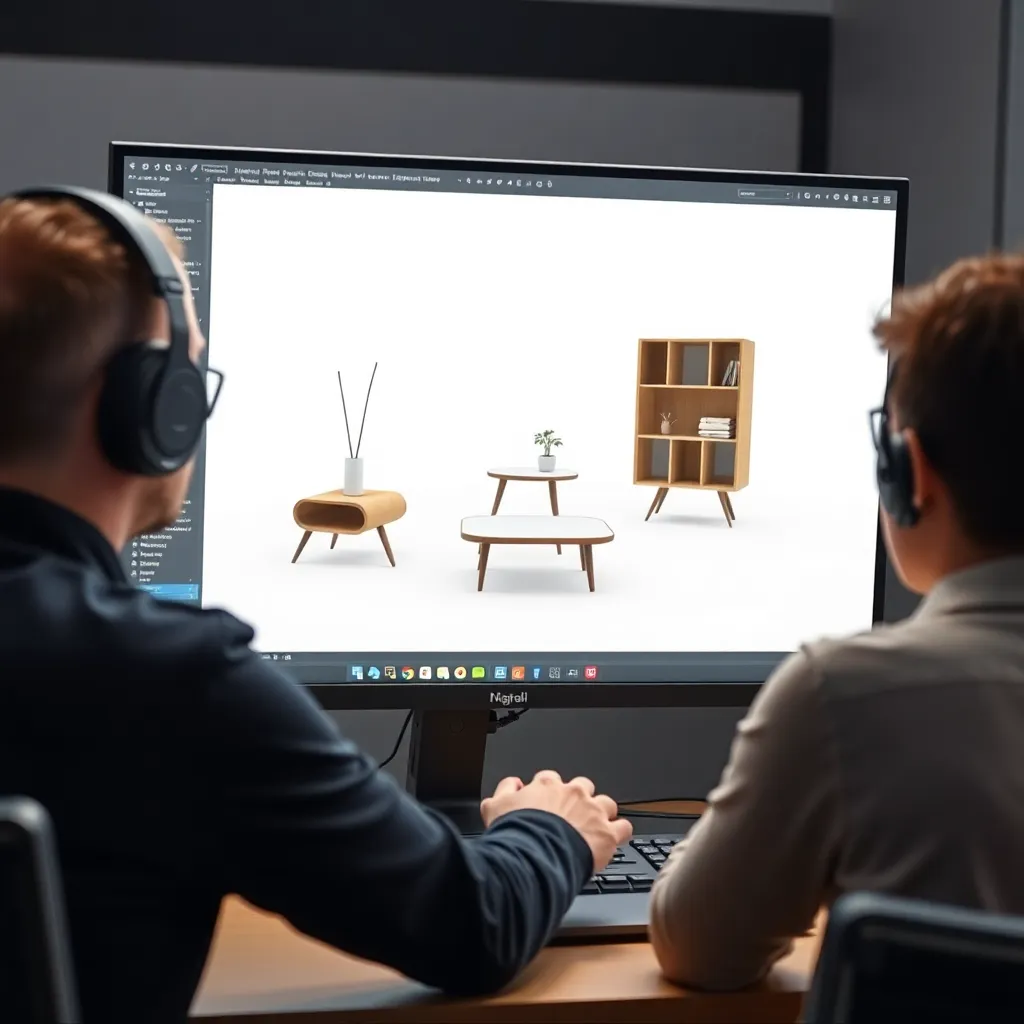 Produktvisualisierung eines Möbelstücks in Cinema 4D
