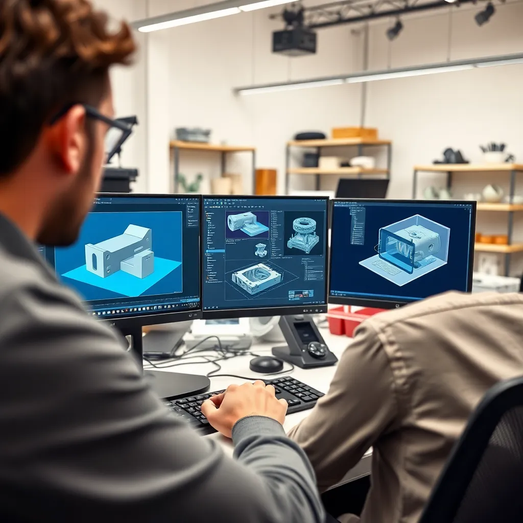 3D-Visualisierung eines modernen Architekturprojekts mit 3ds Max und AutoCAD