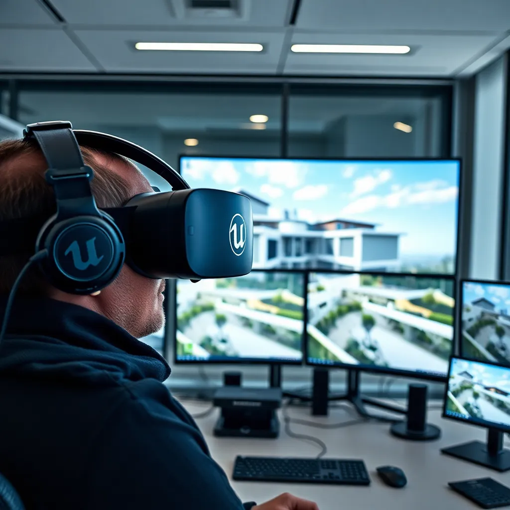 Unreal Engine für architektonische Visualisierung und virtuelle Rundgänge